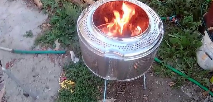 nejjednodušší topeniště z bubnu