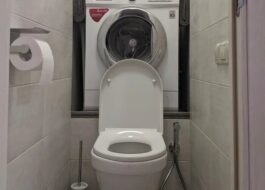 Instalace pračky na toaletu