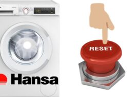 Resetování pračky Hansa