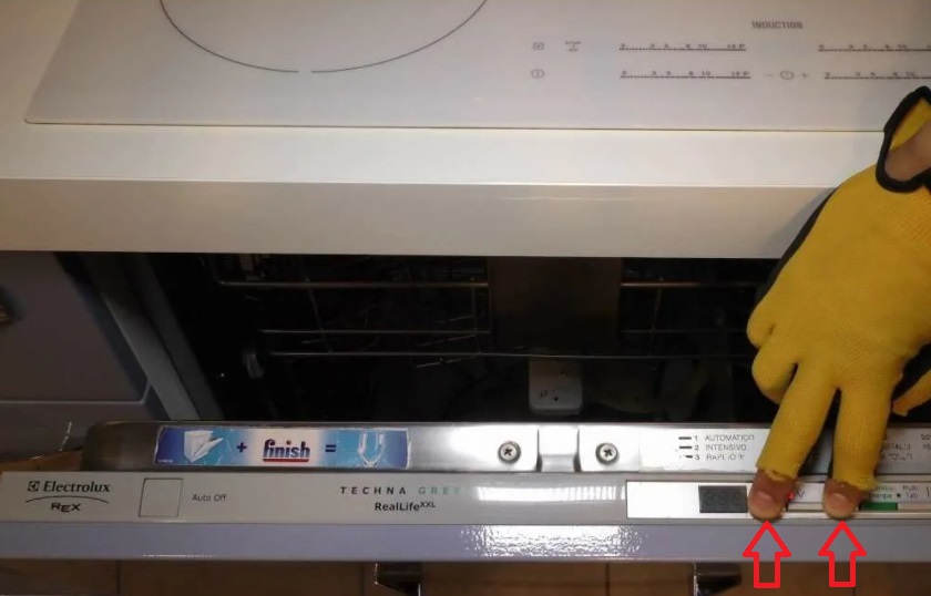 Resetování myčky Electrolux