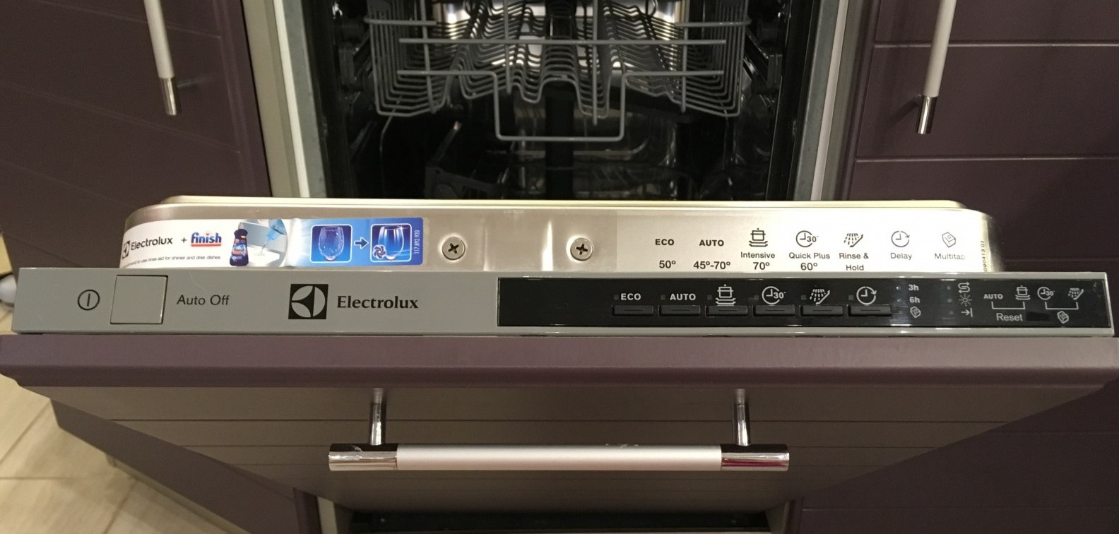 Nastavení tvrdosti vody Electrolux