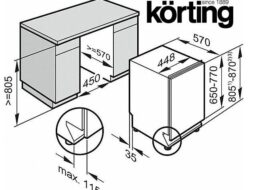 Jak nainstalovat myčku Korting