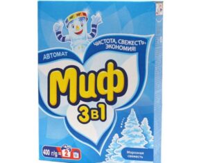 Kdo je výrobcem pracího prášku Mýtus