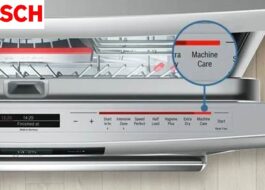 Režim Machine Care v myčce Bosch