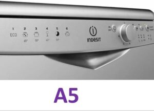 Chyba A5 na myčce nádobí Indesit