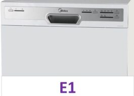 Chyba E1 na myčce Midea