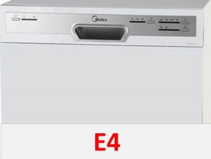 Chyba E4 na myčce Midea