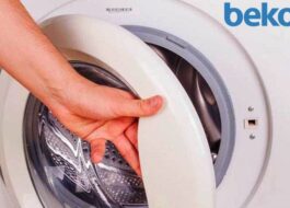 Jak otevřít dvířka pračky Beko