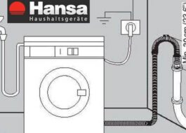 Jak připojit pračku Hansa