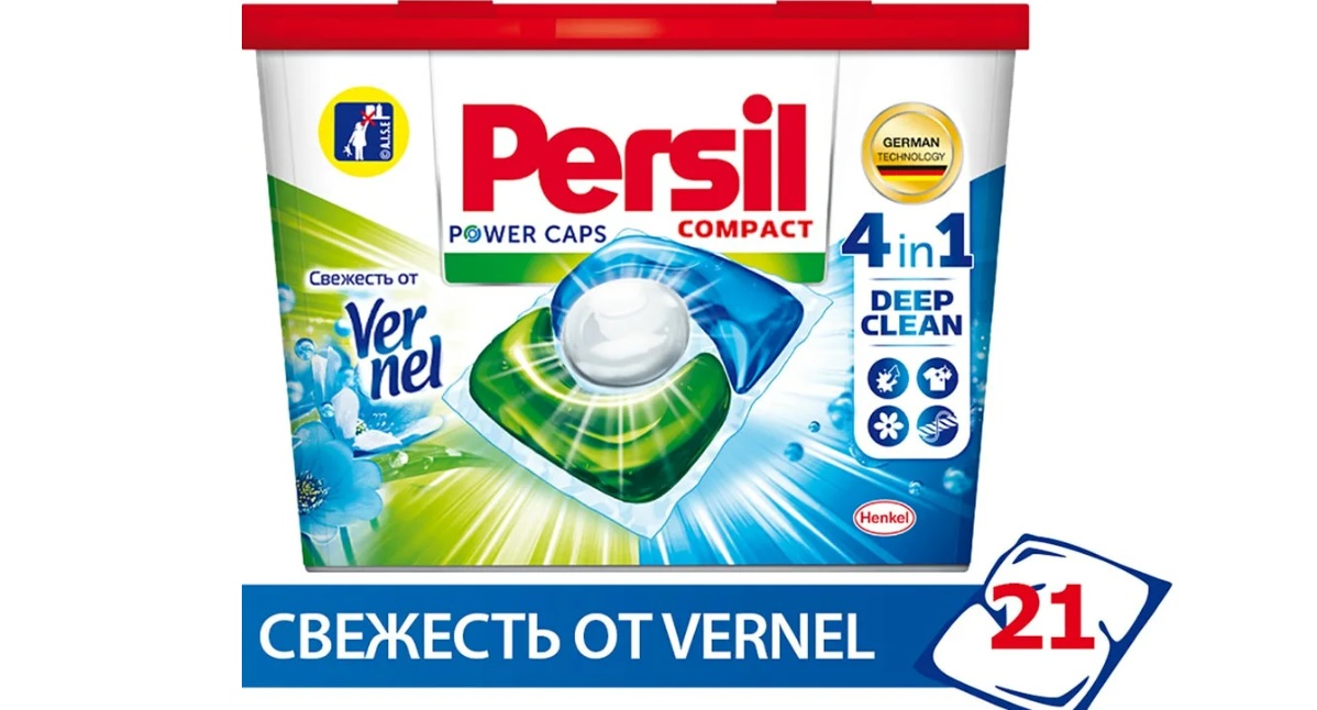 Persil kapsle Power Caps Color 4v1