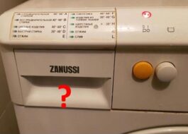 Kam nasypat prášek v pračce Zanussi