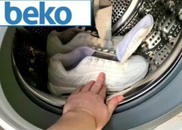 Režim pro praní tenisek na pračce Beko