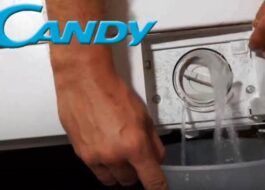 Jak vypustit vodu z pračky Candy