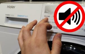 Jak vypnout zvuk na pračce Haier