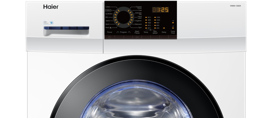 Ovládací panel stroje Haier
